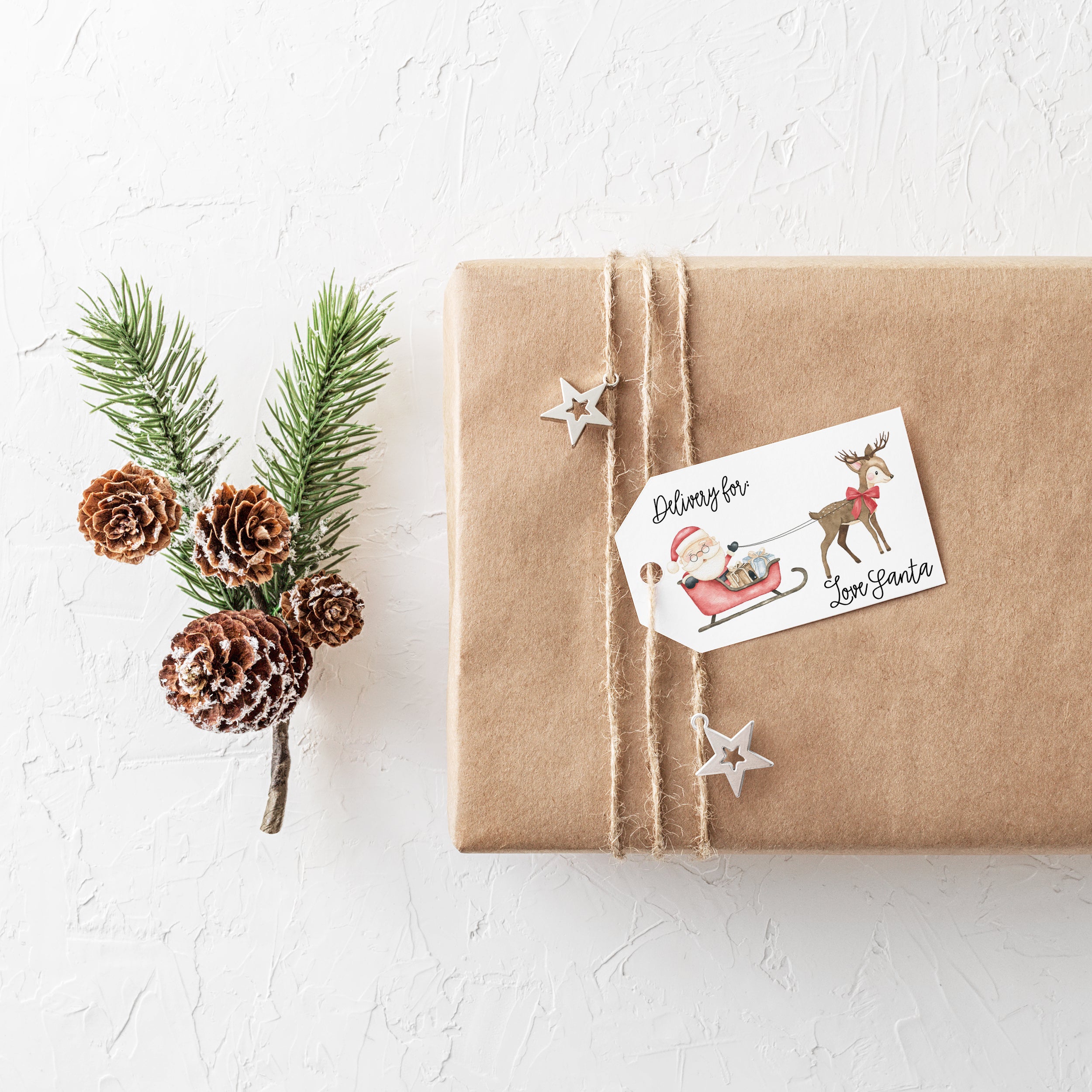 Deliver for Santa Gift Tags  - Creativien