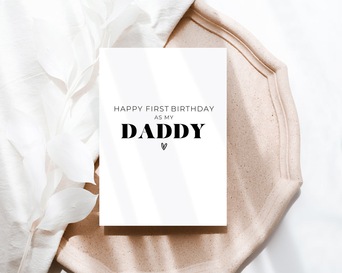 Happy first Birthday as my Daddy  - Creativien