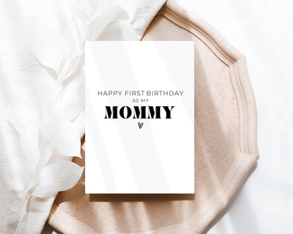 Happy First Birthday as my Mommy  - Creativien