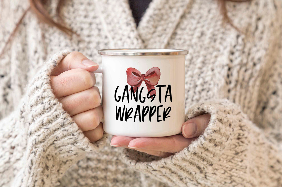 Gangsta Wrapper Enamel Mug  - Creativien