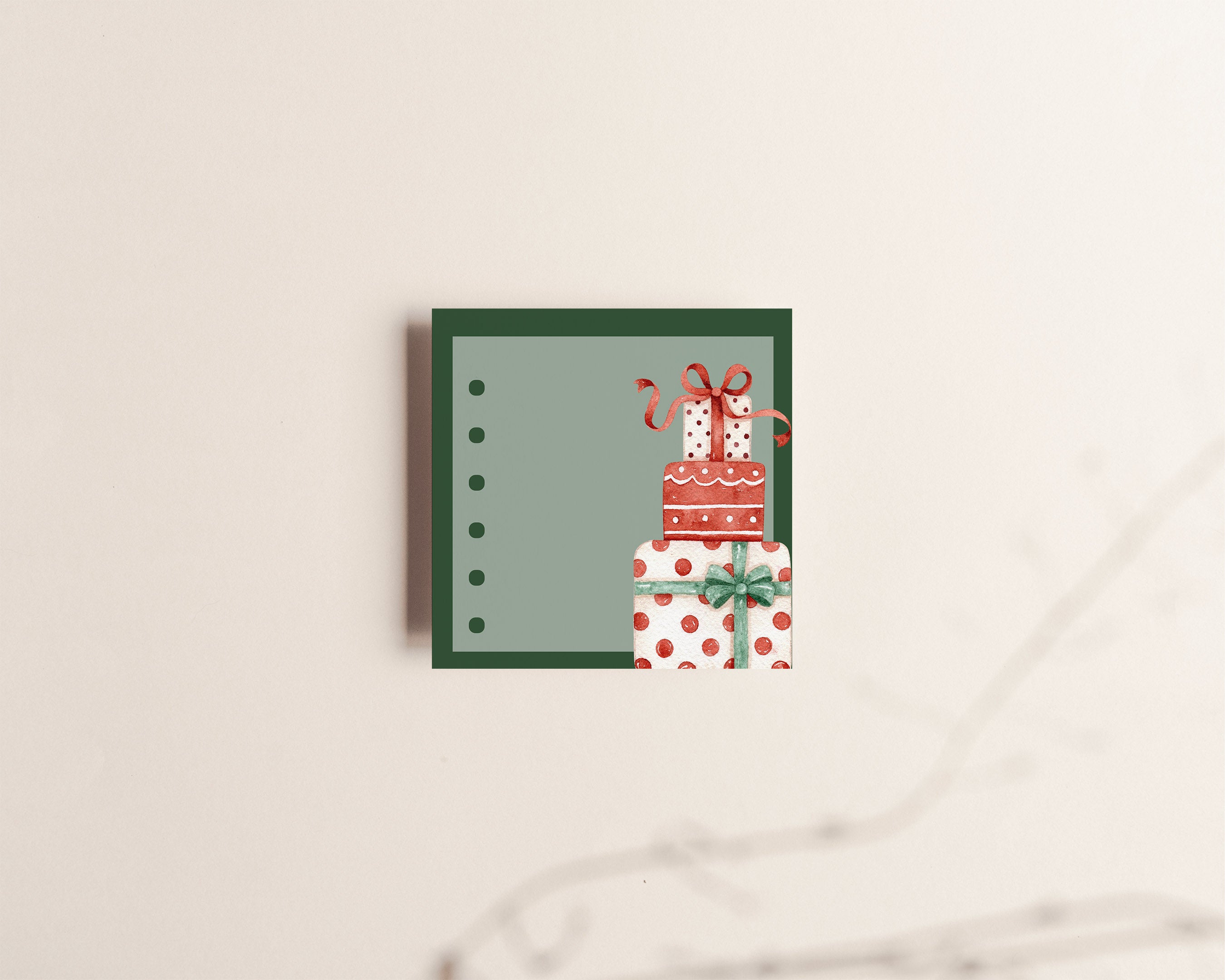 Holiday Gifts Sticky Notes Paper Goods - Creativien