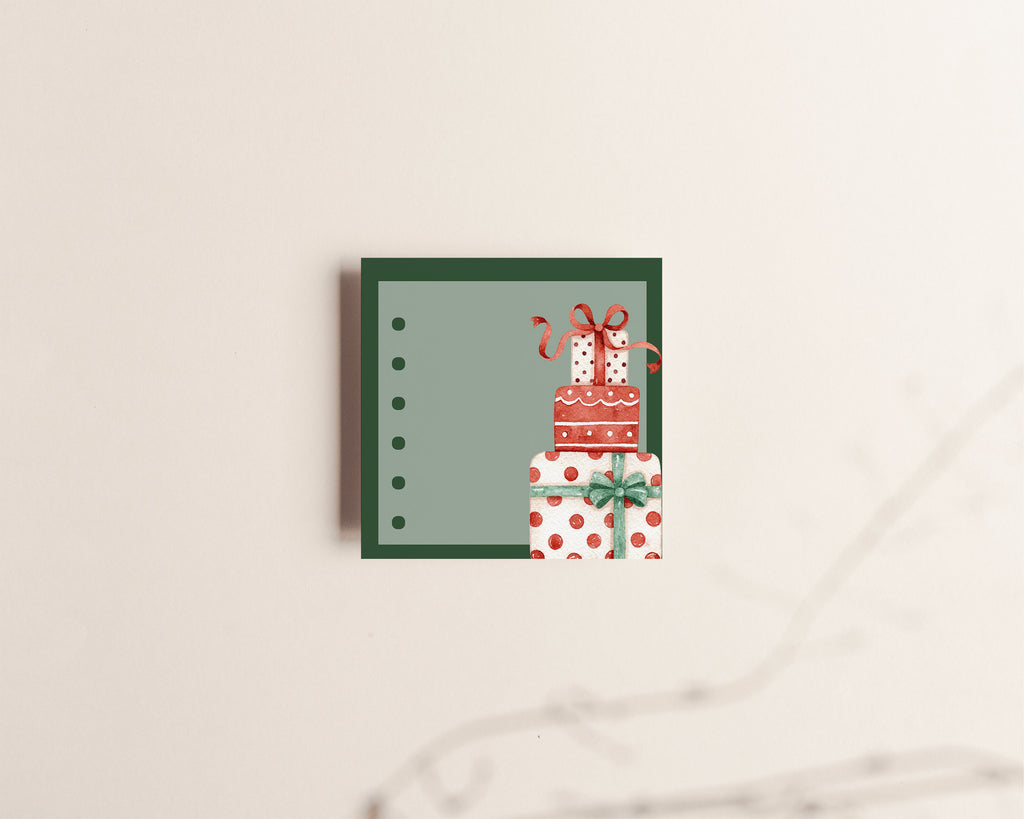 Holiday Gifts Sticky Notes Paper Goods - Creativien