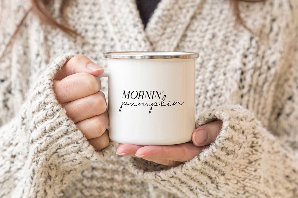 Mornin' Pumpkin camper mug  - Creativien