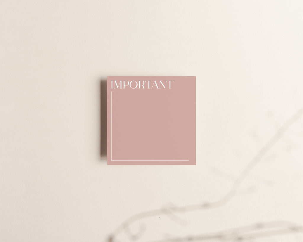 Important Sticky Notes Paper Goods - Creativien