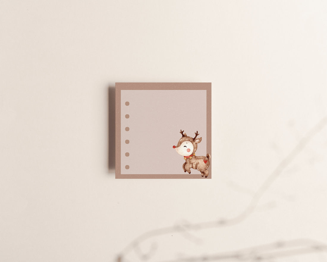 Reindeer Sticky Notes Paper Goods - Creativien