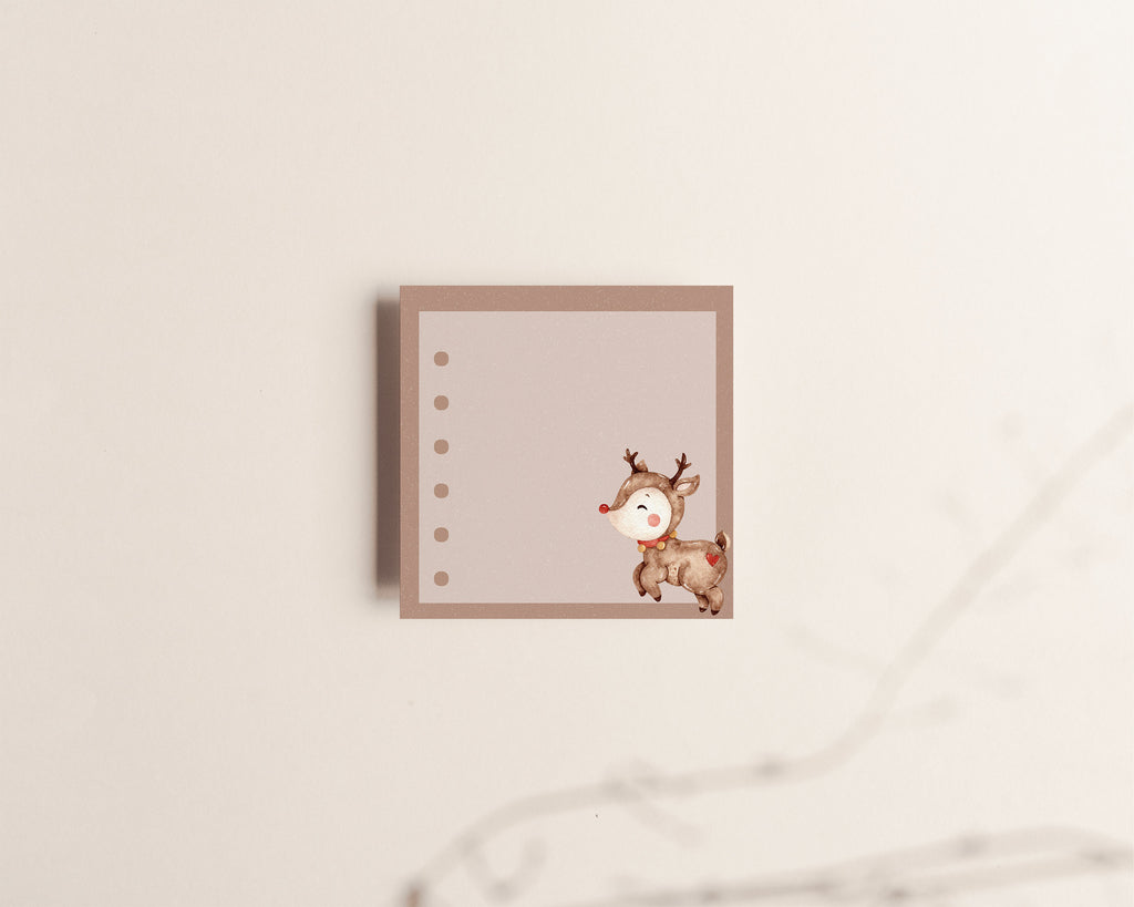 Reindeer Sticky Notes Paper Goods - Creativien