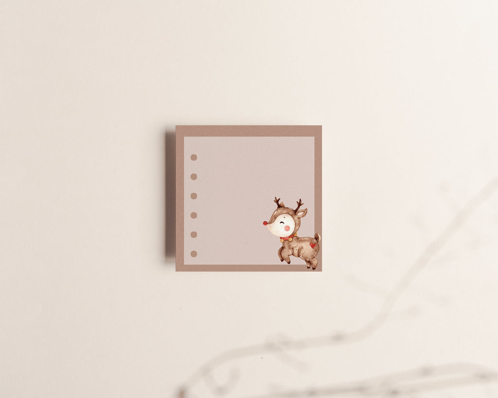 Reindeer Sticky Notes Paper Goods - Creativien