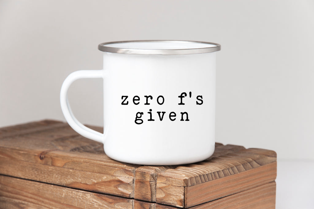 Zero f's Given mug  - Creativien
