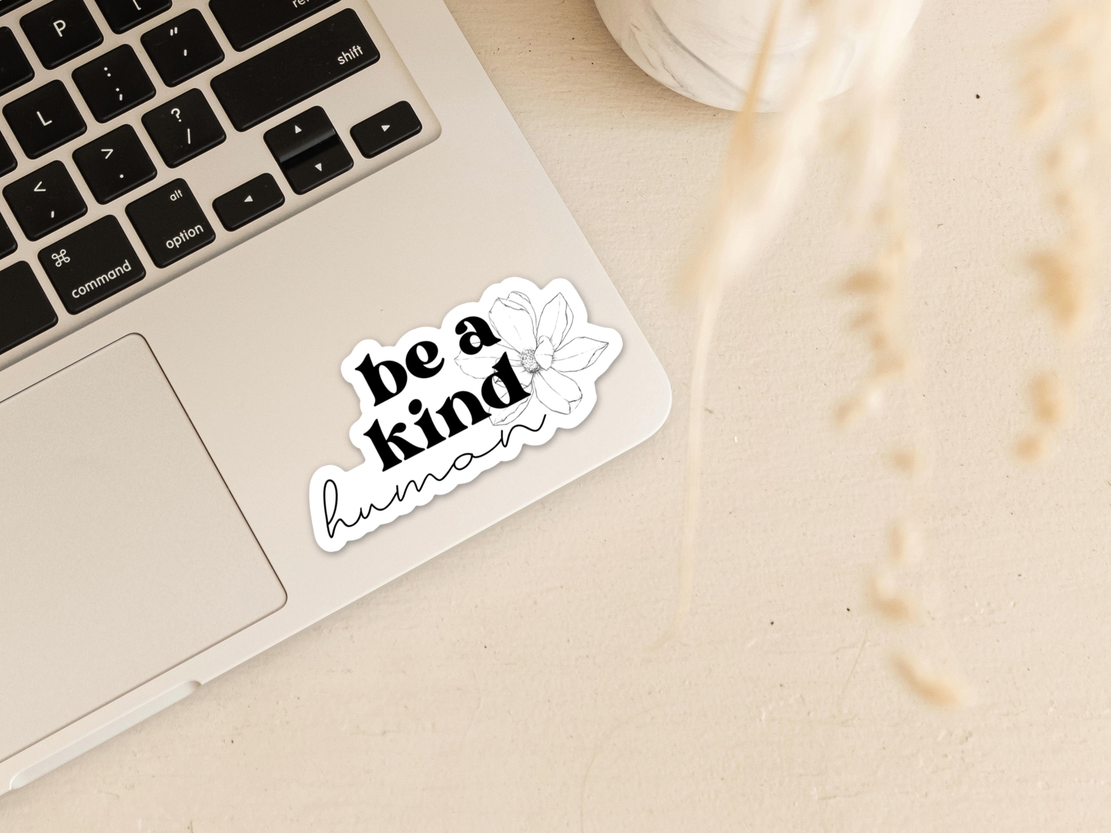 Be a kind human Vinyl Sticker Stickers - Creativien