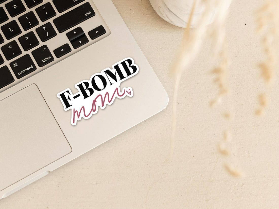 F-Bomb Mom Vinyl Sticker Stickers - Creativien