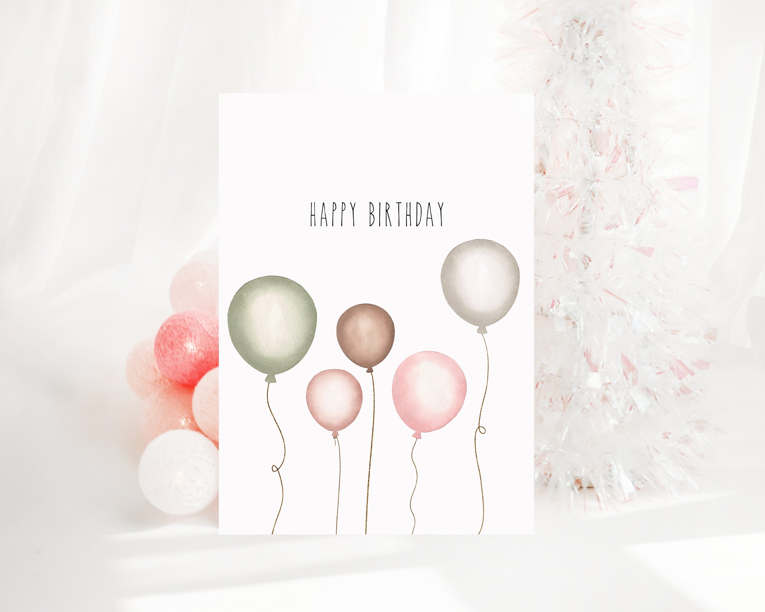 Happy Birthday Balloons  - Creativien