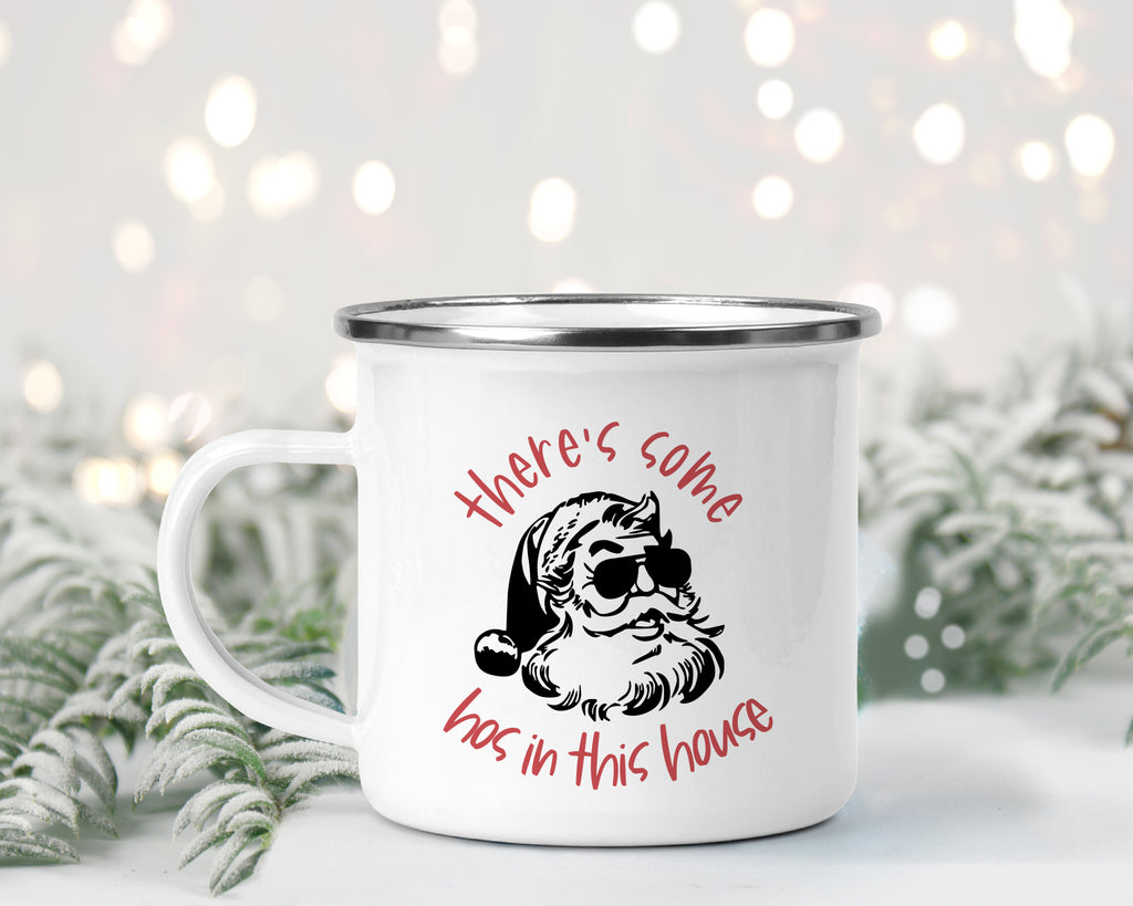 There's some Ho's in this house Enamel Mug  - Creativien