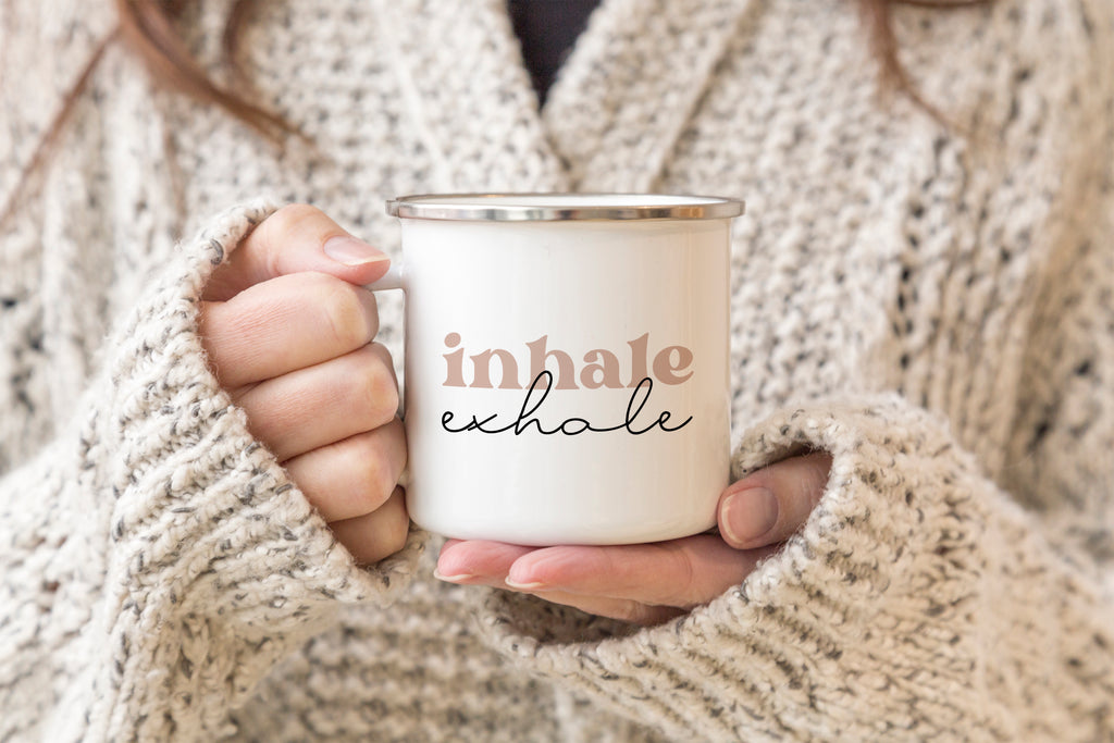 Inhale exhale mug  - Creativien