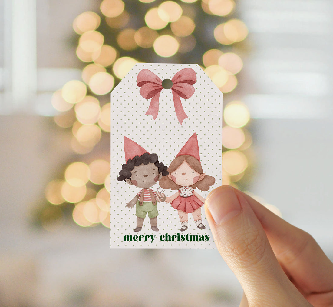 Elf Friends Gift Tags  - Creativien