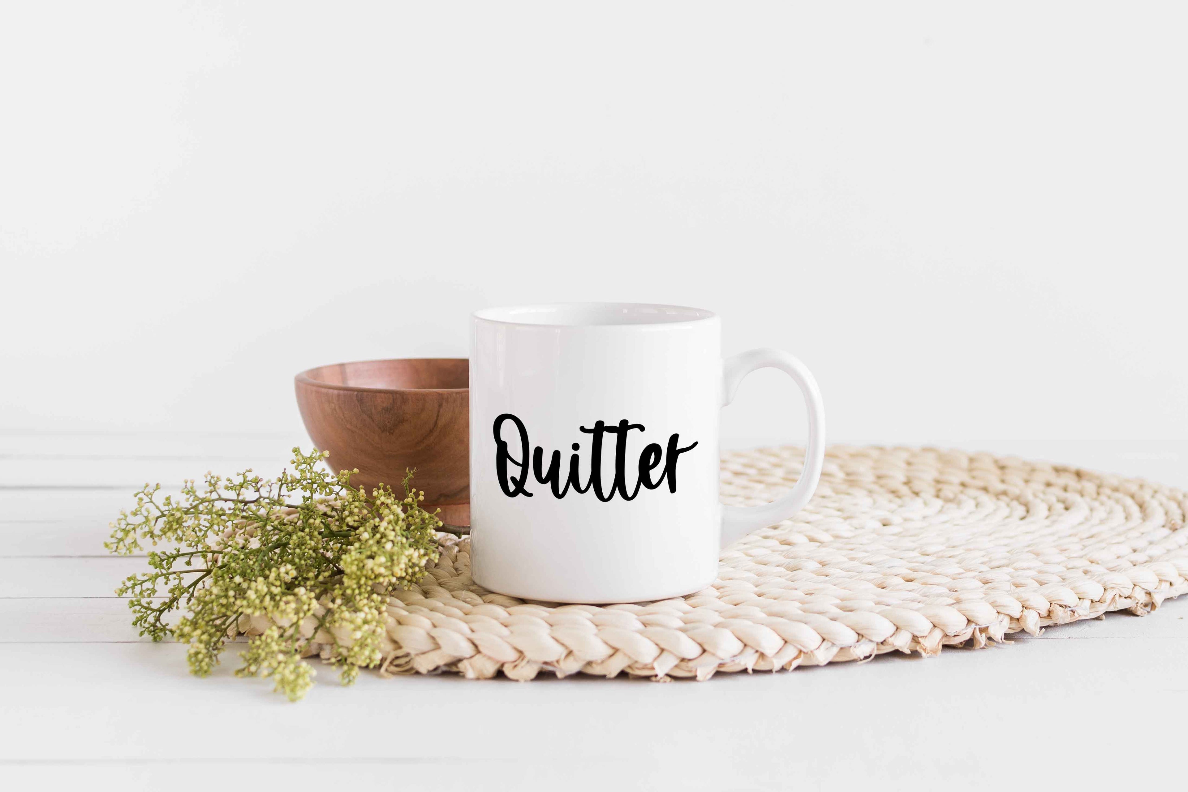 Quitter Retirement Mug  - Creativien