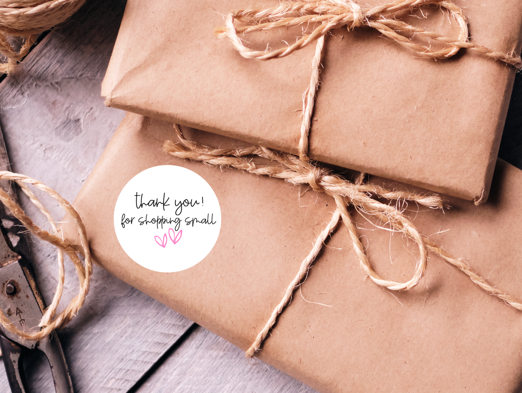 Thank you for shopping Small Stickers  - Creativien
