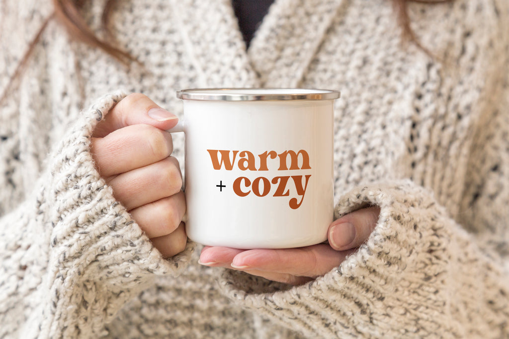 Warm and Cozy camper mug  - Creativien