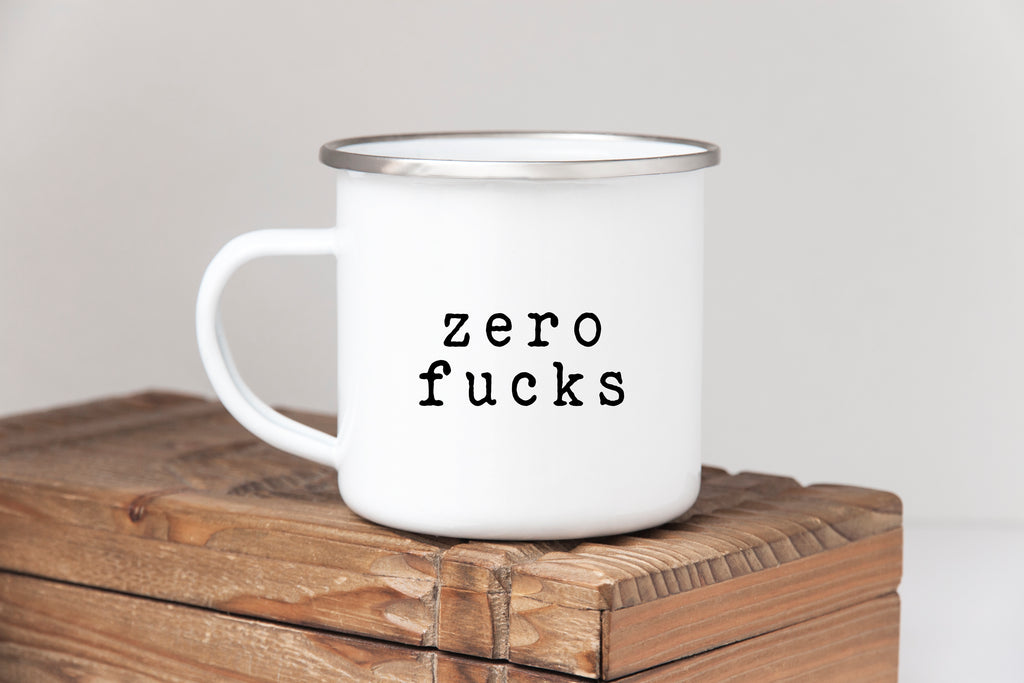Zero Fucks mug  - Creativien